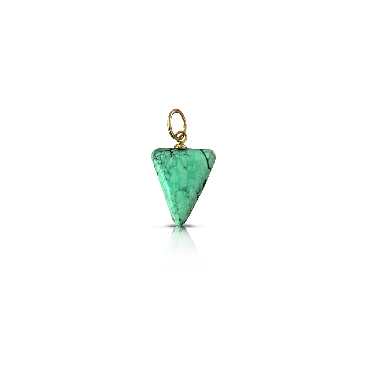 14k Variscite Charm
