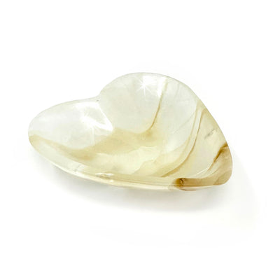 Pearlescent Honey Onyx Heart Vessel
