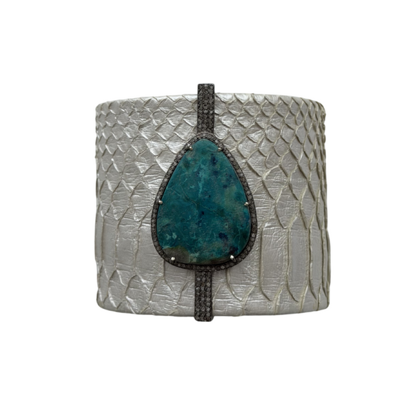 Chrysocolla Python Cuff
