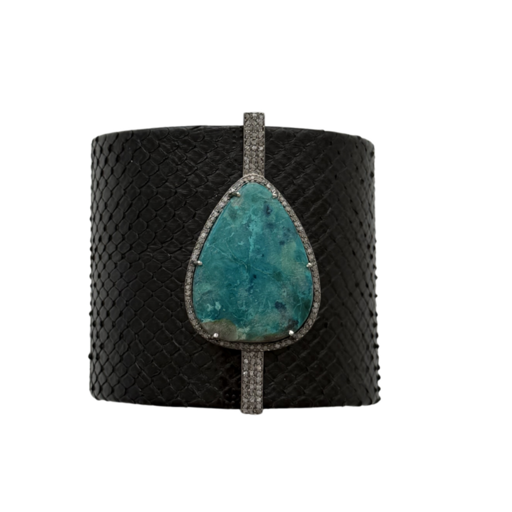 Chrysocolla Python Cuff
