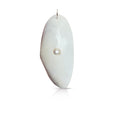 14k Large Clam Shell Charm + 6mm Diamond