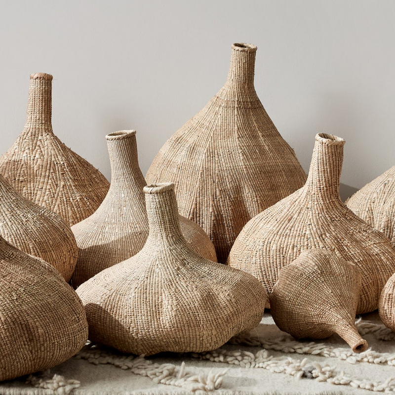 Long-Necked Ilala Garlic Gourd Basket