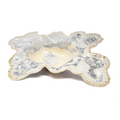 High Polished Gray Gold Onyx Bowl
