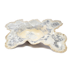 High Polished Gray Gold Onyx Bowl
