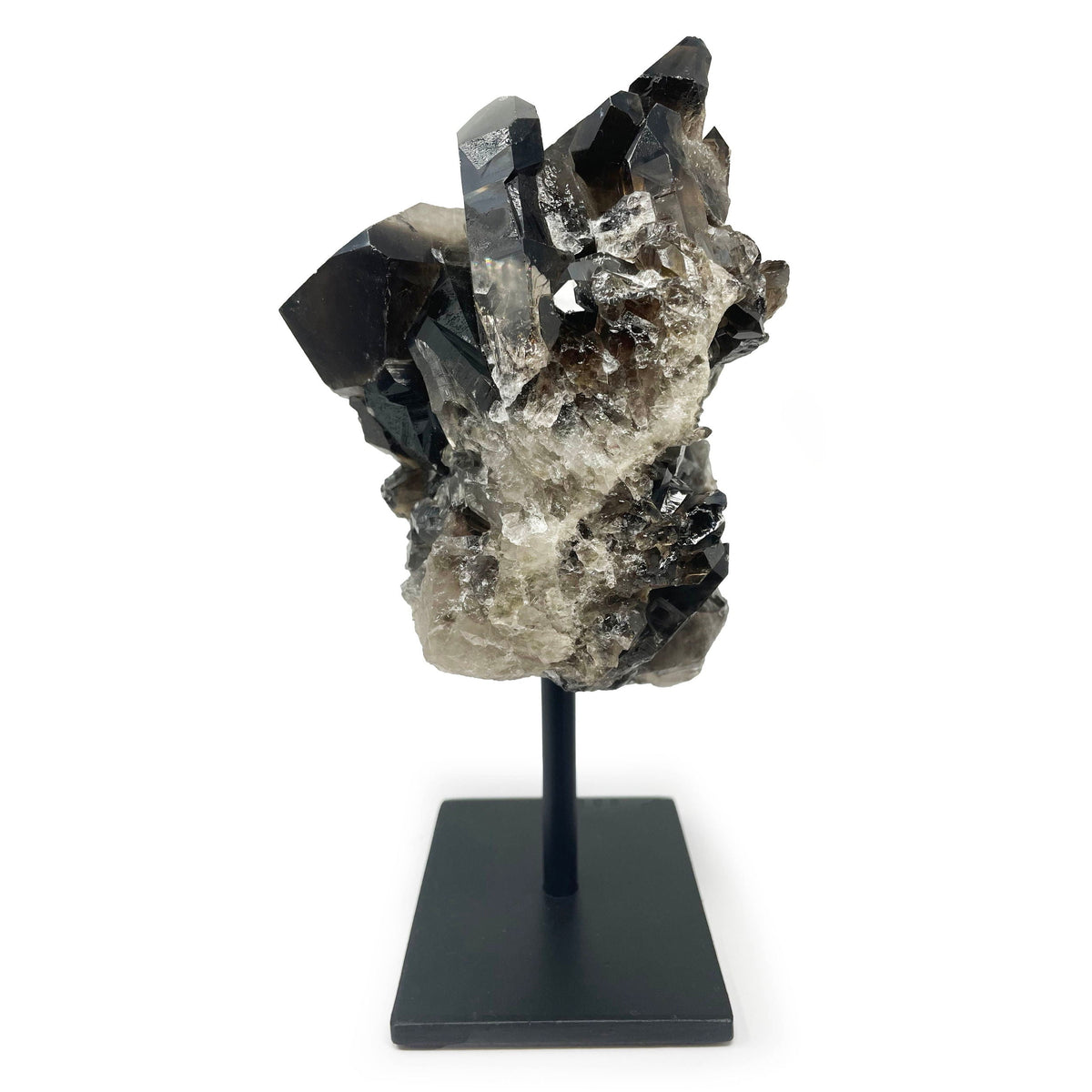 Smoky Quartz Cluster on Post Stand