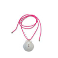 Pink Paracord Wrap Necklace