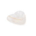 Ice White Onyx Heart Vessel
