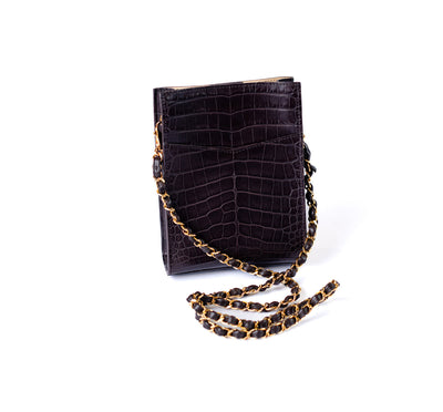 Rectangle Alligator Purse