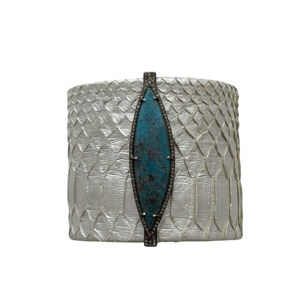 Morenci Turquoise Python Cuff