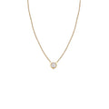 14k 6mm Gold Diamond Necklace