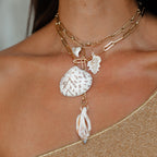 14k Sharks Tooth Dainty Necklace