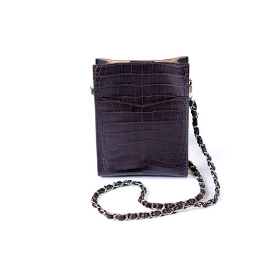 Rectangle Alligator Purse