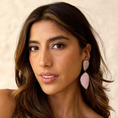 Phosphorite Double Drop Earrings