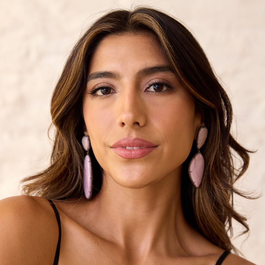 Phosphorite Double Drop Earrings