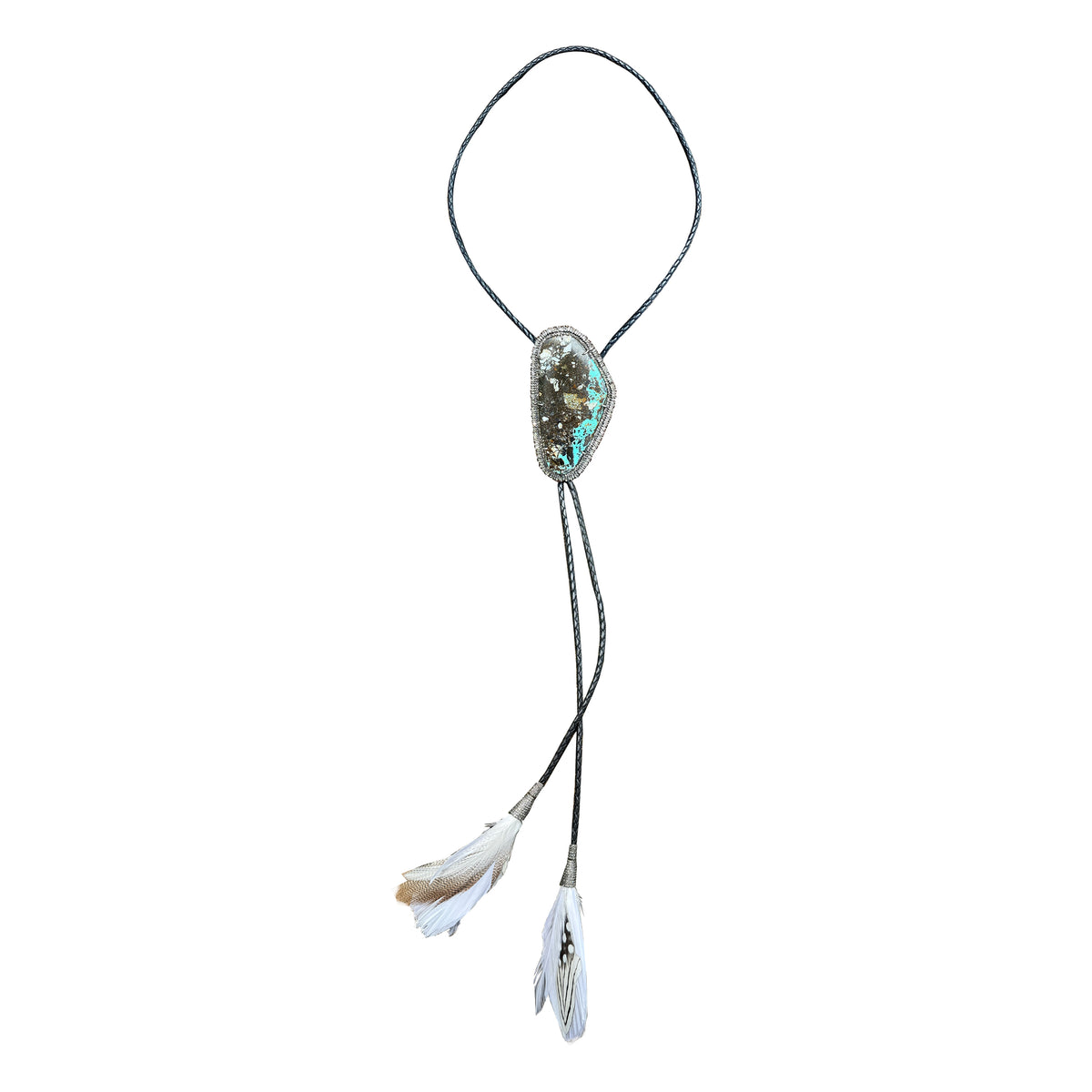 Kingman Turquoise Bolo Tie