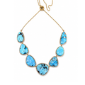 14k Golden Hills Turquoise Choker