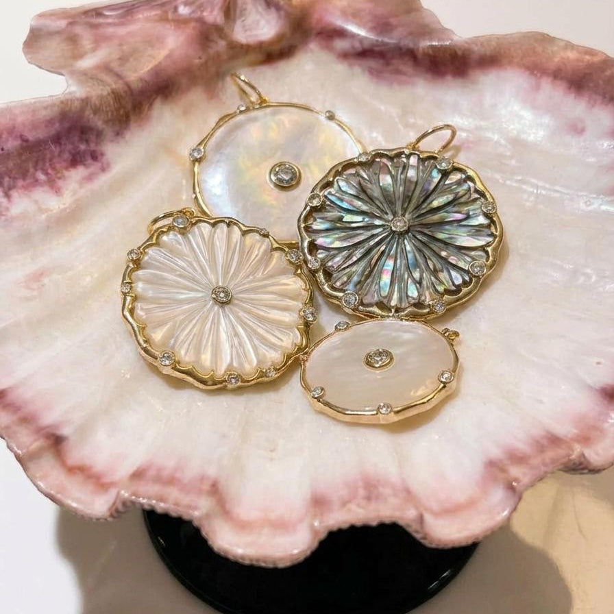 Natural Decorative Shell Ring Dish