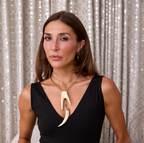 14k Diamond Hammered Wire Choker
