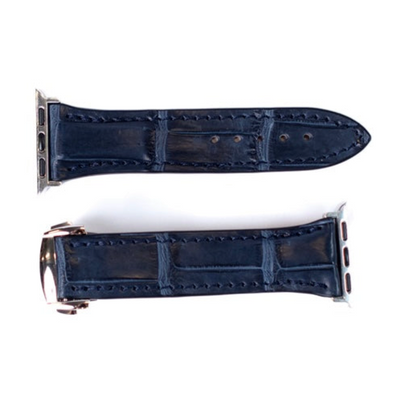 Apple Watch Band, Navy Alligator