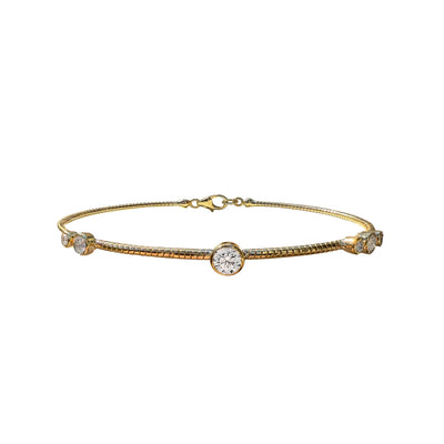 14k Diamond Flex Bracelet