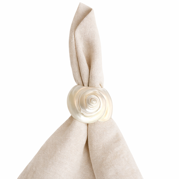Natural Shell Napkin Ring (set of 4)