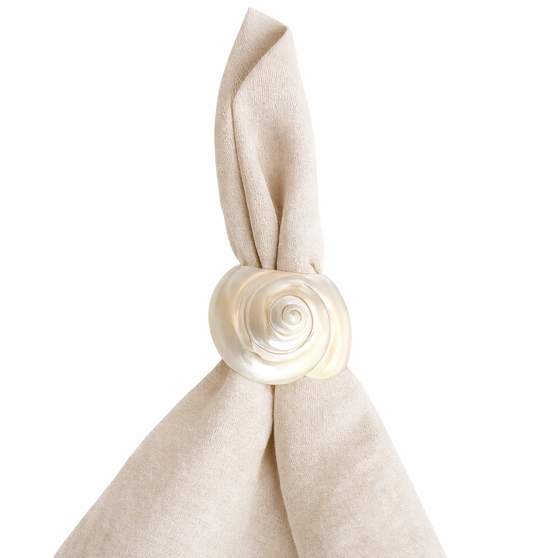 Natural Shell Napkin Ring (set of 4)