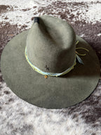 H+H Washed Green Felt