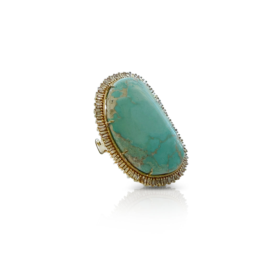 14k Whitewater Diamond Ring