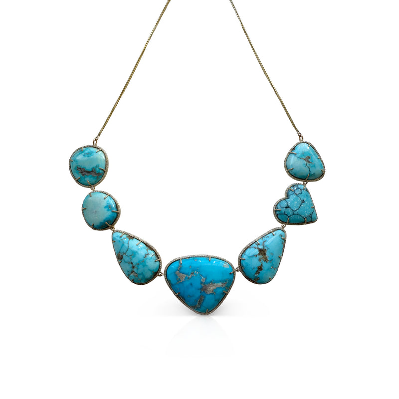 14k South Hill Turquoise Choker
