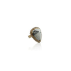 14k Wild Horse Jasper Diamond Ring