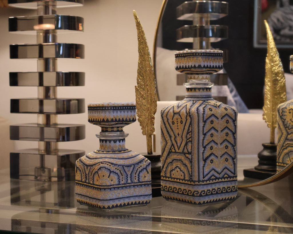 Huichol Decanter - Oro