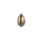 14k and Diamond Large Cowrie Shell Pendant