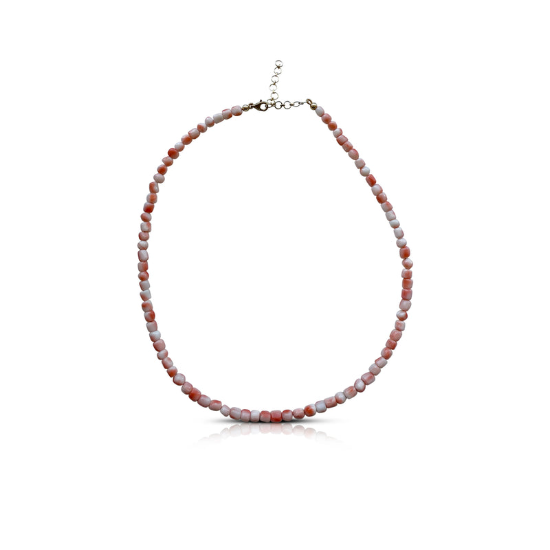 14k Coral Beaded Necklace