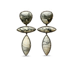 Wild Horse Jasper Triple Drop Earrings 1