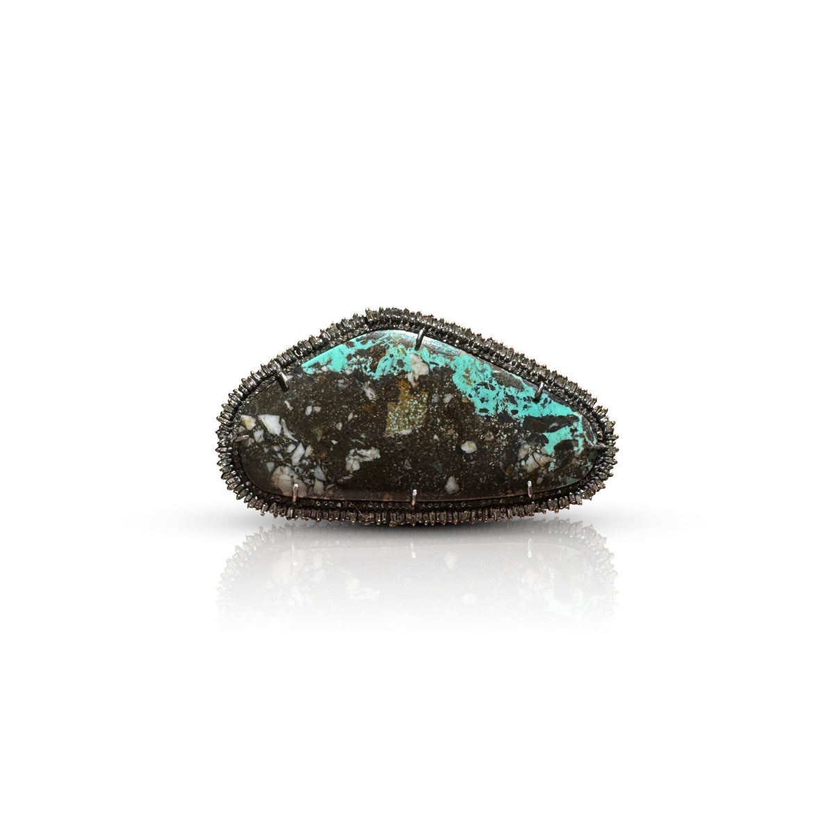 Kingman Turquoise Belt Buckle