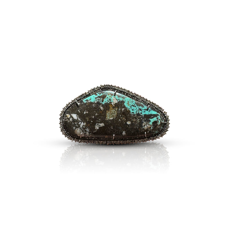 Kingman Turquoise Belt Buckle