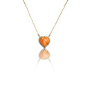 14k Spiney Oyster Shell Heart Necklace NEW