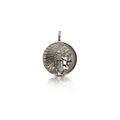 White Gold Headdress Pendant
