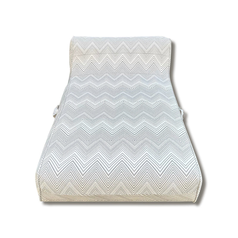 Luxe Linen-Like Inflatable Pool Lounge-Oyster Zag