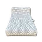 Luxe Linen-Like Inflatable Pool Lounge-Oyster Abstract