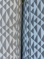 Luxe Linen-Like Inflatable Pool Lounge-Charcoal Abstract