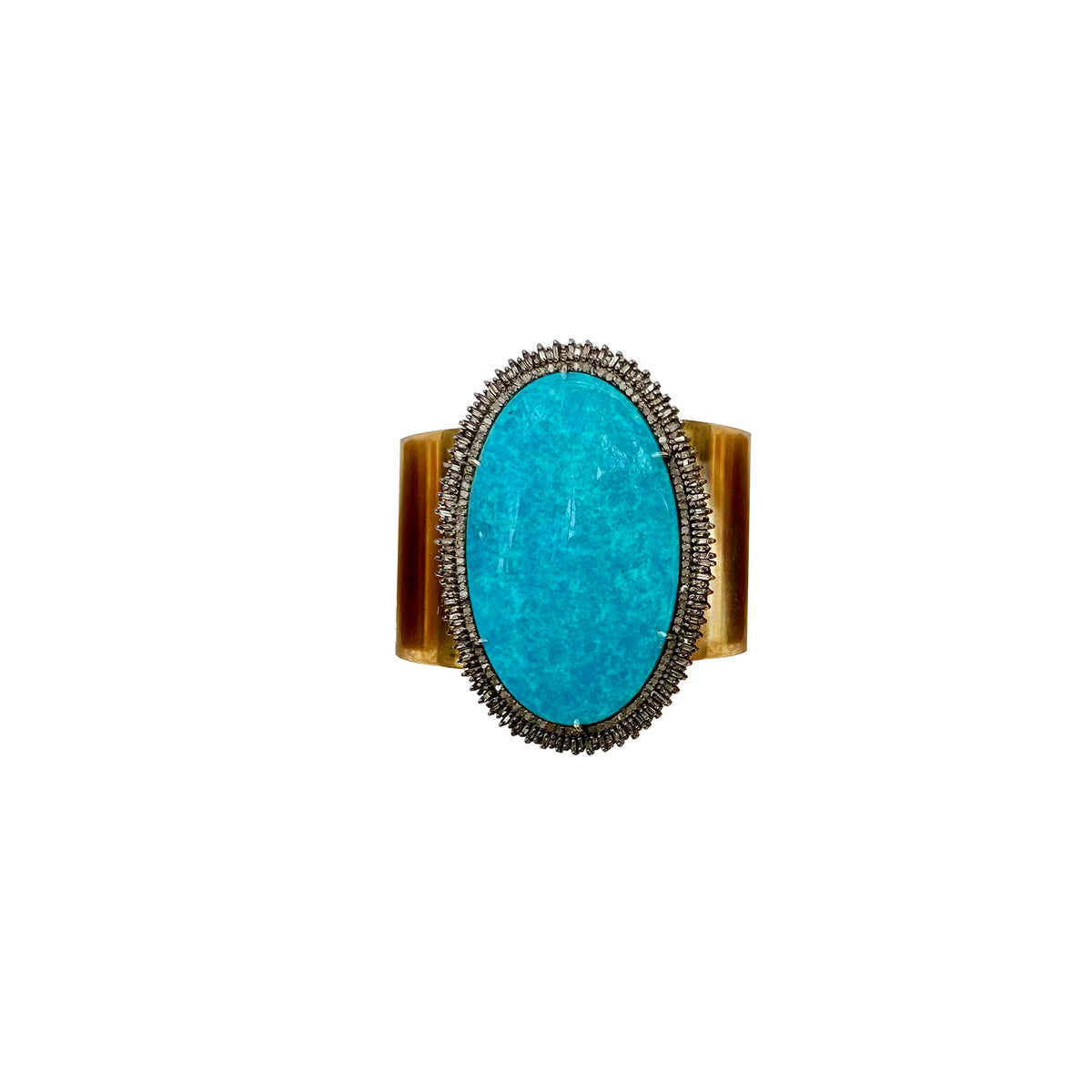 Oval Turquoise Cuff