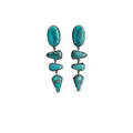 Persian Turquoise Quadri Drop Earrings