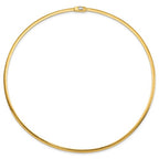 Omega Reversible 14k White and Yellow Gold Necklace