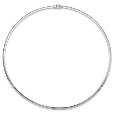 Omega Reversible 14k White and Yellow Gold Necklace