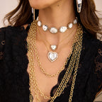 Mini 14k White Buffalo Heart