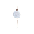 Sand Dollar and 14k Diamond Spike Charm