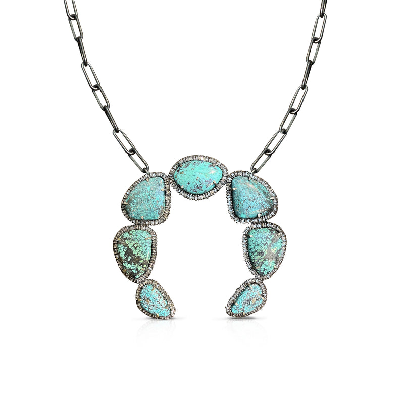 Silver Squash Blossom Necklace 2