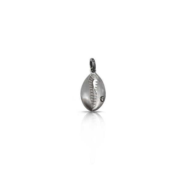 Silver Cowrie Shell Pendant