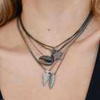 Small Cross Charm Necklace